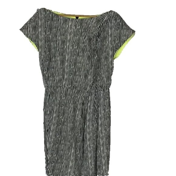 Vince Camuto Black and White Stripe Dress - Picture 3 of 5